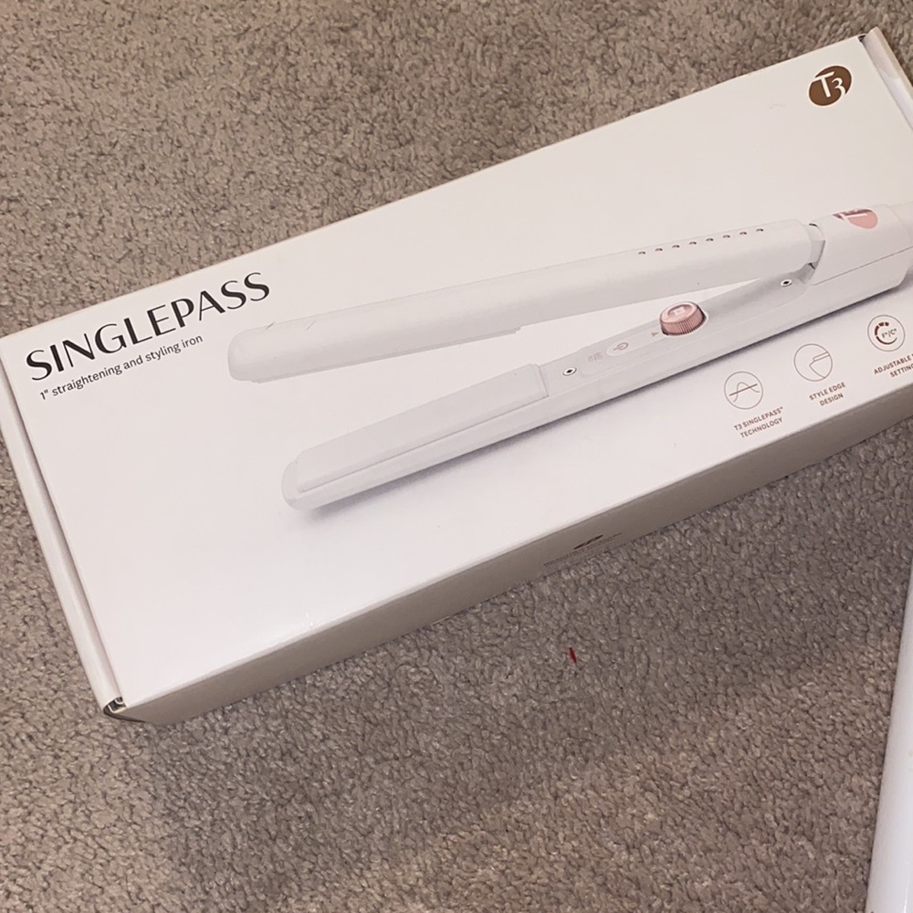Singlespass straightener